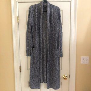 WHBM Cardigan Long Line Duster w/Pockets